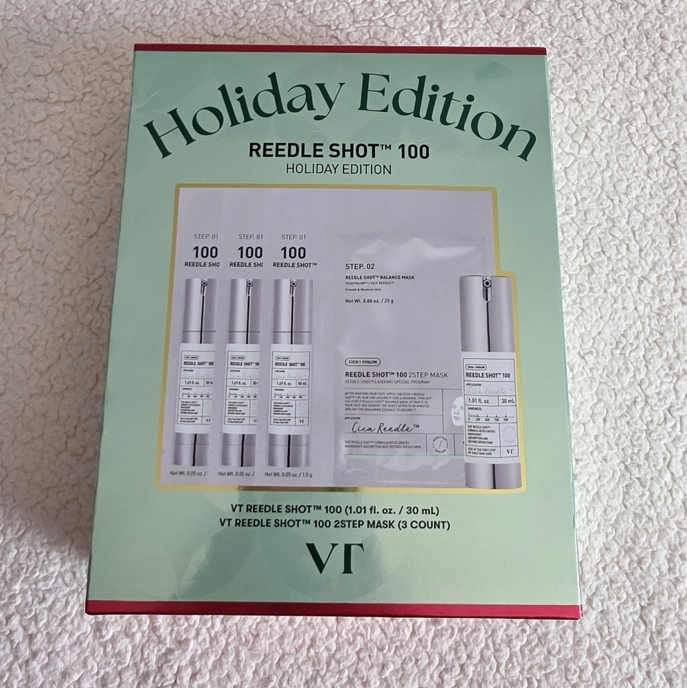 VT Cosmetics Reedle Shot 100 Holiday Edition Gift Set for Christmas mother's day